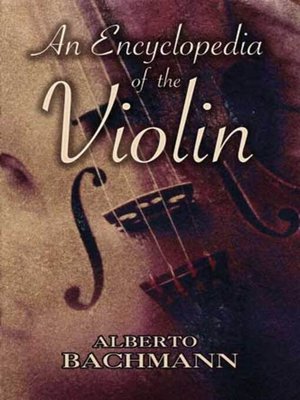 cover image of An Encyclopedia of the Violin